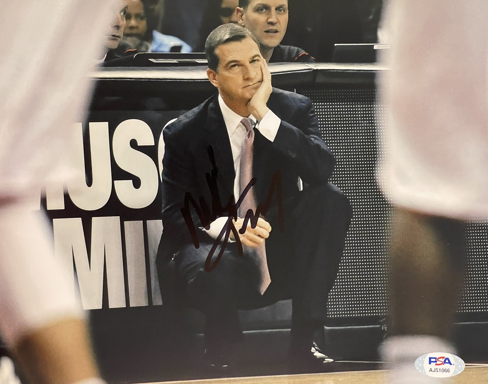 Mark Turgeon Signed Autographed Maryland Terrapins 8x10 Photo PSA/DNA 