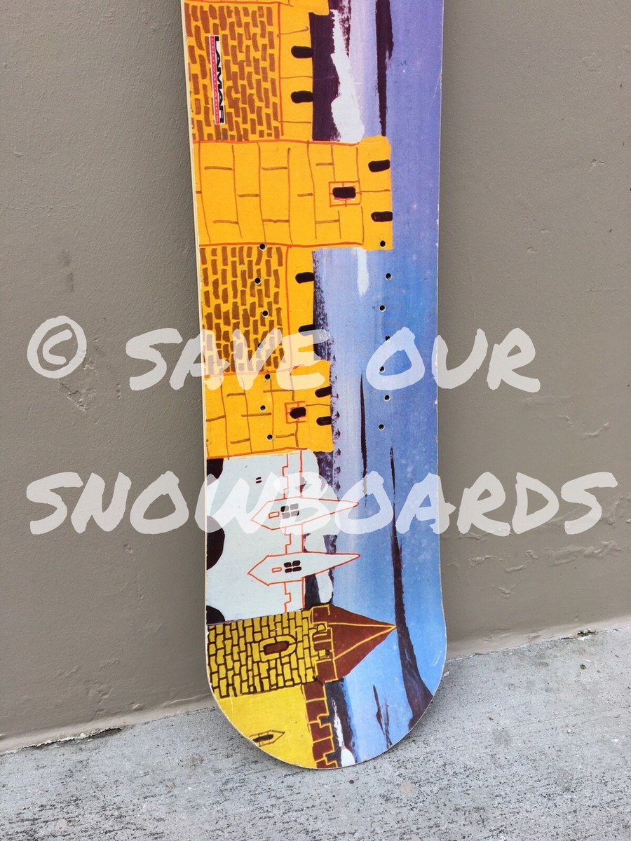 Vintage Lamar Mike Ranquet Mini Snowboard 151 castles | eBay