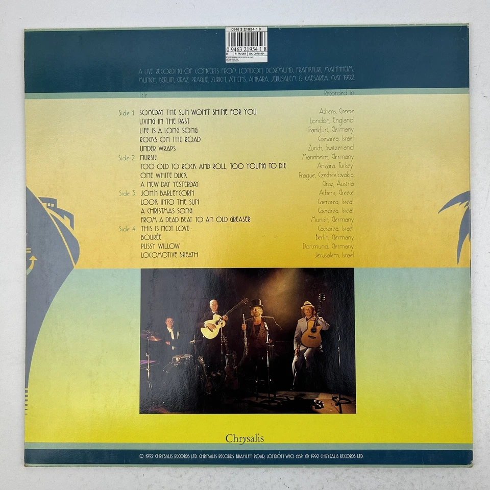 Jethro Tull A Little Light Music Double LP Vinyl Record Ex Con 1992 Album Foto 3 de 4