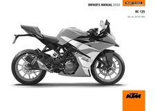 KTM Owners Manual Book Guide 2020 RC 125 EU