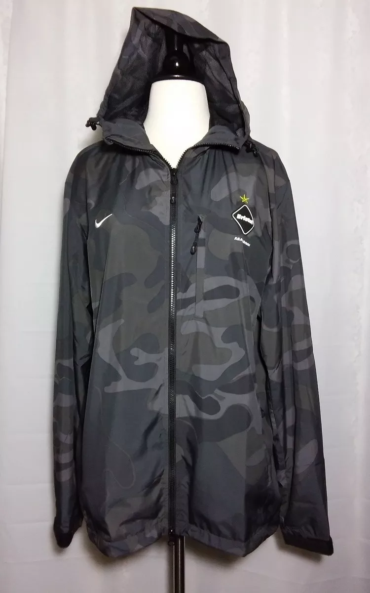 Nike Mens FCRB FC Real Bristol Jacket XL XLarge Windbreaker Hoodie Camo  Practice