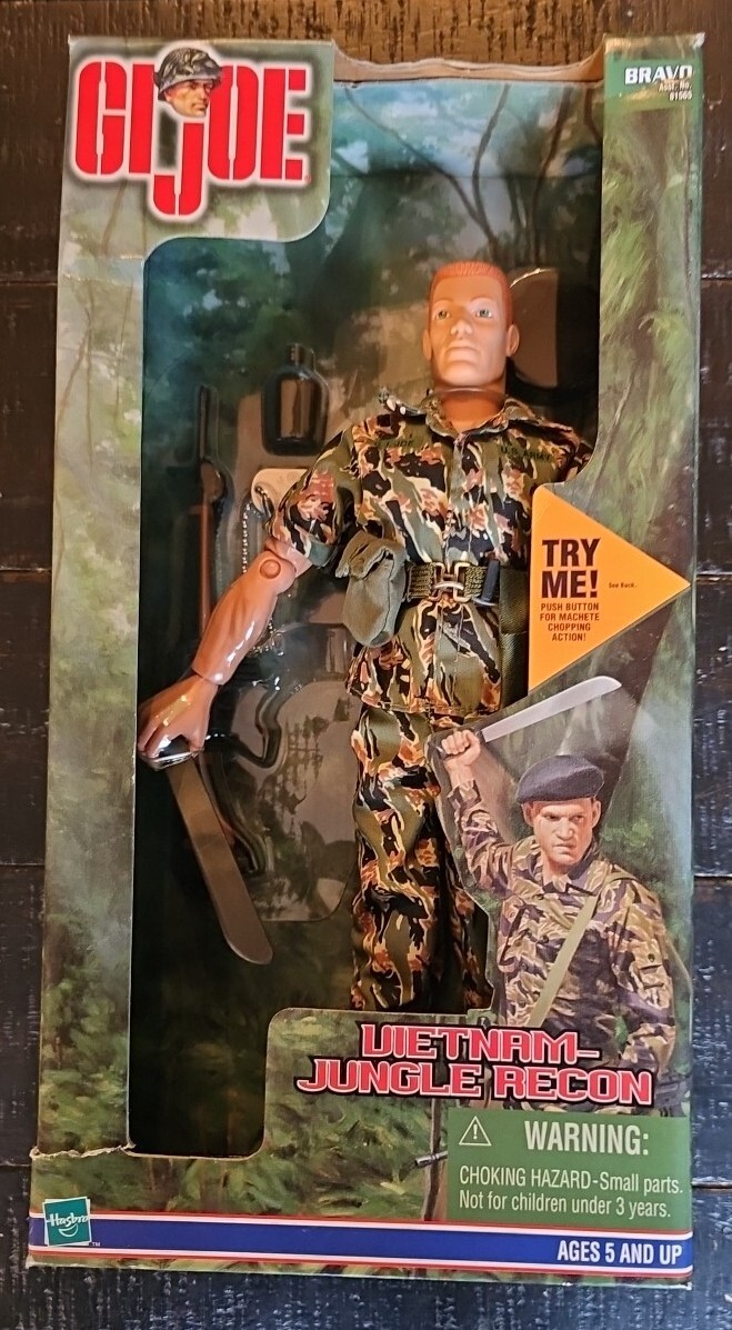 GI Joe Vietnam Jungle Recon w/Machete Chopping Action, NIB
