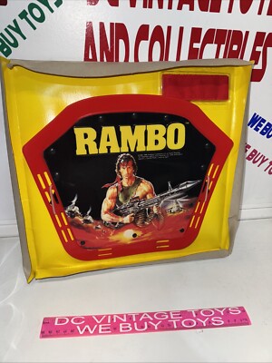 RAMBO Toys For Bikes 3-D Bike Shield W/ Classic Headband Stallone NEW ARCO 1986