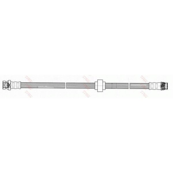 TRW Bremsschlauch Hinten Links FüR Renault Kangoo Express Thalia I PHA458-image