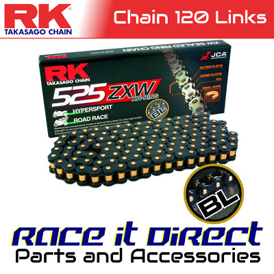 RK Chain for Honda VT600 C Chopper (PC21) 1988 Black/Gold XW-Ring