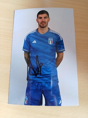 Signiertes Foto Alessio Romagnoli Italien NEU 