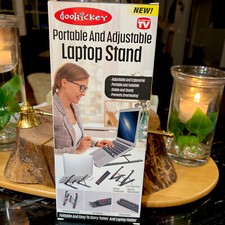 Doohickey Black Laptop Stand, Portable and Adjustable As Seen On Tv