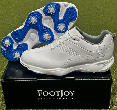 FootJoy Mens eComfort Golf Walking Shoes 57702 WHITE Size 9.5