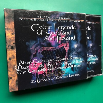CELTIC LEGENDS Of SCOTLAND & IRELAND Folk 2x CD DELUXE Gold Edition Altan Déanta