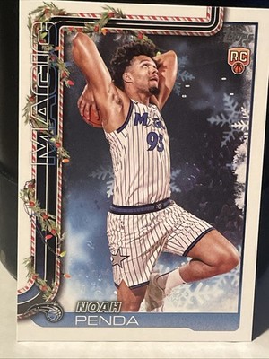2025-26 Topps Holiday Basketball Edition Exclusive Rc Noah Penda