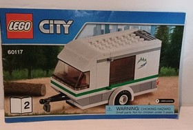 LEGO 60117 CITY: Van & Caravan Used Complete Only with Manual #2 No Box or Man 1