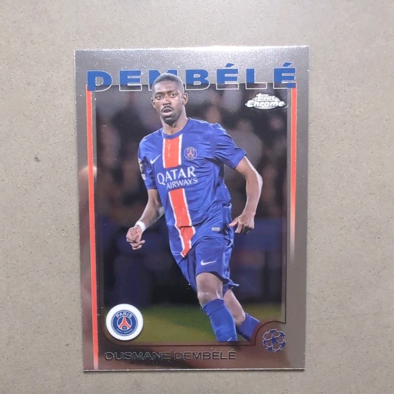Ousmane Dembele 2024-25 Topps Chrome UCC Base Paris Saint-Germain #109 France 