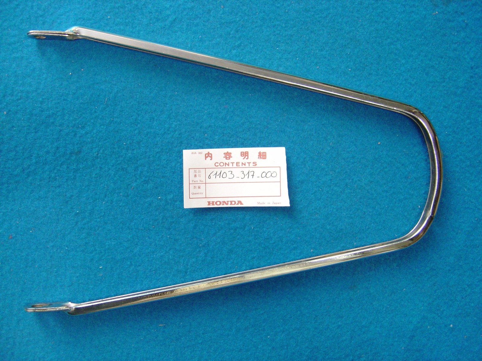 Arceau de garde boue avant HONDA 61103-317-000 pour moto CB250 et CB360 K2 K3