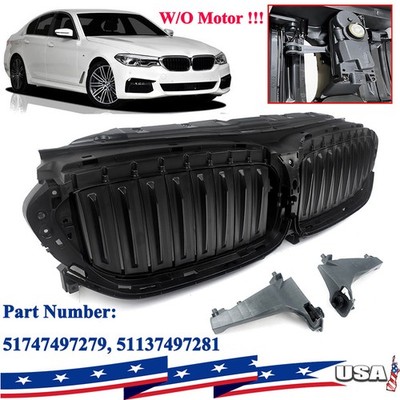 For 2017-2020 BMW G30 G31 Front Radiator Grille Active Air Shutter 51137497281