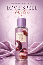 Victoria  s Secret Love Spell Brulee Fine Fragrance Body Mist 8.4 fl oz New