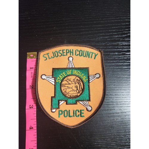 St Joseph County Indiana IN Police Patch Embroidered Shield Emblem