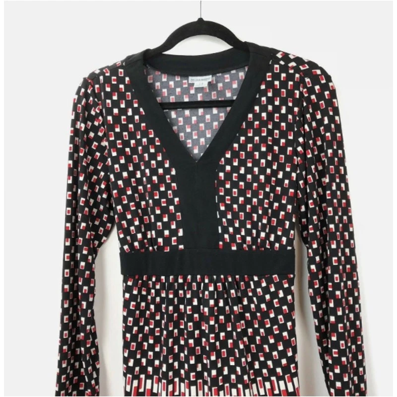 Top Maternidad Maternidad Estampado Geométrico Cuello en V Mujer M Elegante Informal Foto 3 de 4