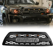 Matte Black ABS Front Bumper Grille Hood Mesh Grill For 2006-2009 Toyota 4Runner