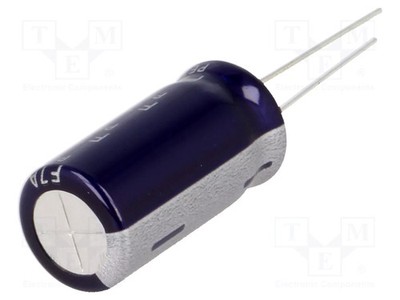 400VDC 22uF Kondensator: elektrolytisch ±20% low ESR THT