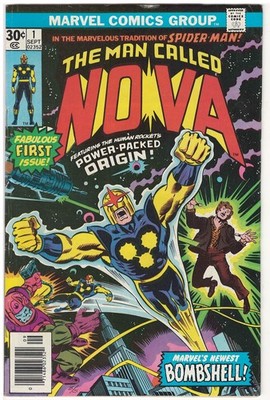 THE MAN CALLED NOVA #1 Marvel 1976 Newsstand 1st app Richard Ryder 6.5 - 7.0