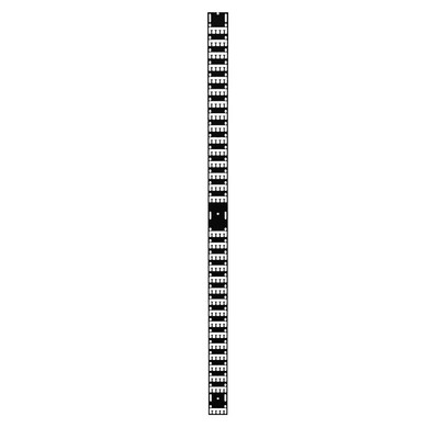 35U Vertical Cable Management Rail, Rack Mount, 0.5 x 3.2 x 63.7