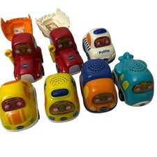 Vtech Go Go Smart Wheels Lights  Sounds Cars Lot of 7 Working Sound Dutch