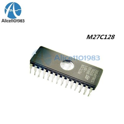 10PCS M27C128A-10F1 IC EPROM 128KBIT 100NS 28CDIP NEW *pz
