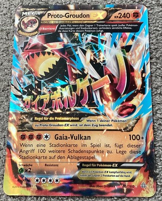 Proto-Groundon EX 2014 86/160 xxl 