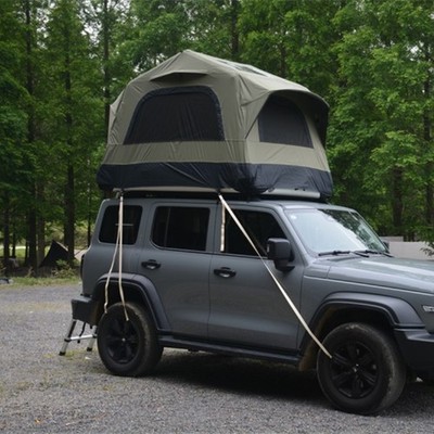 Portable Inflatable Roof Top Tent w/Ladder Camping for 2 Person Easy to Set Up