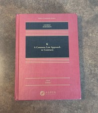 K: A Common Law Approach to Contracts, Third ...