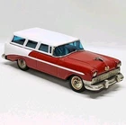 10"✨️CHEVROLET NOMAD 🆒️🍒CUSTOM🍒SHARP✨️ L👀K ! BANDAI Tin Litho Friction Japan