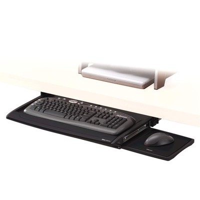 Fellowes Office Suites Deluxe Keyboard Drawer with Memory Foam Wrist Support