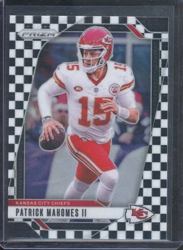 2024 Panini Prizm PATRICK MAHOMES #138 Black & White Checkerboard SP Chiefs