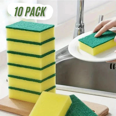 Standard Schwamm 9'x6' Scheuersaugmaschine Abwaschen Küche Geschirr Scheuerpad (10er Pack)