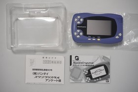 Wonder Swan Crystal handheld console blue boxed Japan WondeSwan system US Seller