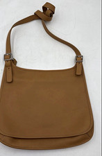 Coach Women  s Brown Medium Shoulder Bag Adjustable Strap Buckle J9P-9134