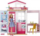 Original Mattel Barbie Puppenhaus 4 Räume möbliert mit Puppe DVV48 2016 OVP NEU
