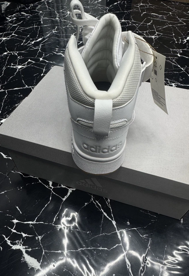 Adidas женщин Postmove средний белый фиолетовый Cloudfoam супер баскетбольные кроссовки - Изображение 3 из 4