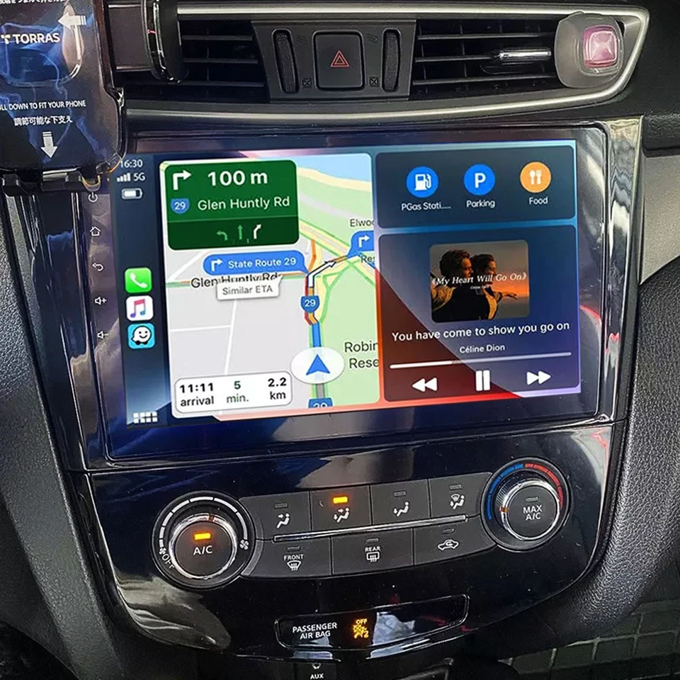 Radio estéreo GPS Carplay Wifi DSP de 10,1" para Nissan Qashqai 2014-2019 Android 13 Foto 2 de 4