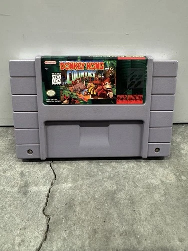 Super Nintendo Donkey Kong Country Authentic SNES Tested