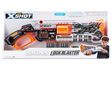 XSHOT Skins Lock Blaster By Zuru 16 Darts 