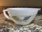Vtg 50s Anchor Fire King 7 1/2"  Biscayne Print Batter Bowl With D Handle & Pour