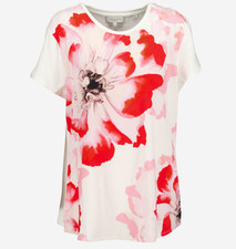 Image of TED BAKER White Floral T Shirt size 16