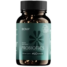 Probiotics Supplement Digestive Regularity Gut Health Healthy Weight 60 Capsules