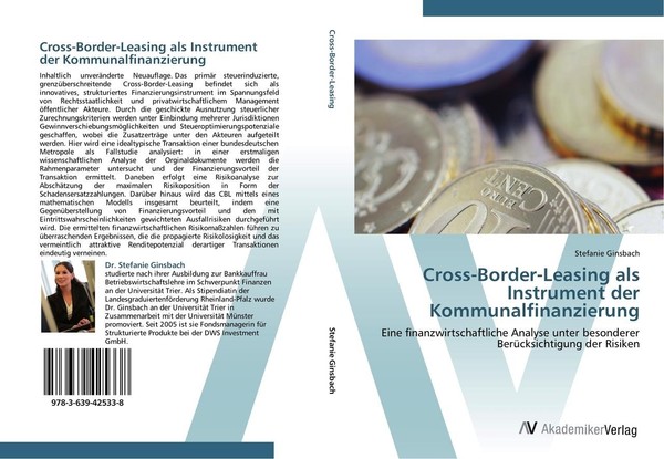 Cross-Border-Leasing Als Instrument Der Kommunalfinanzierung Stefanie Ginsbach-image