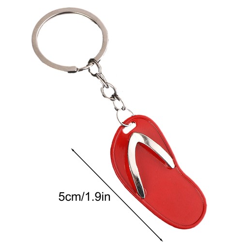 Mini Flip-flops Slipper Pendant Keychain Key Ring Bag Charm Funny Keychain - Picture 6 of 15