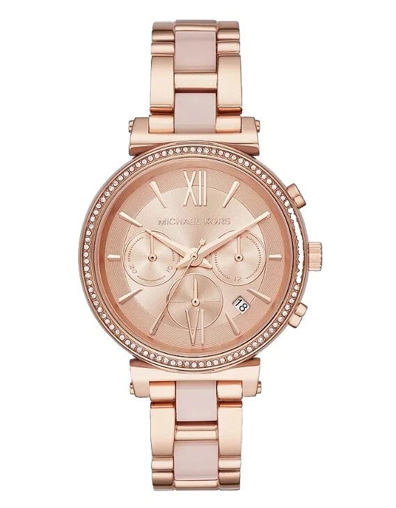 Caja de acero inoxidable Michael Kors Blair Relojes de pulsera