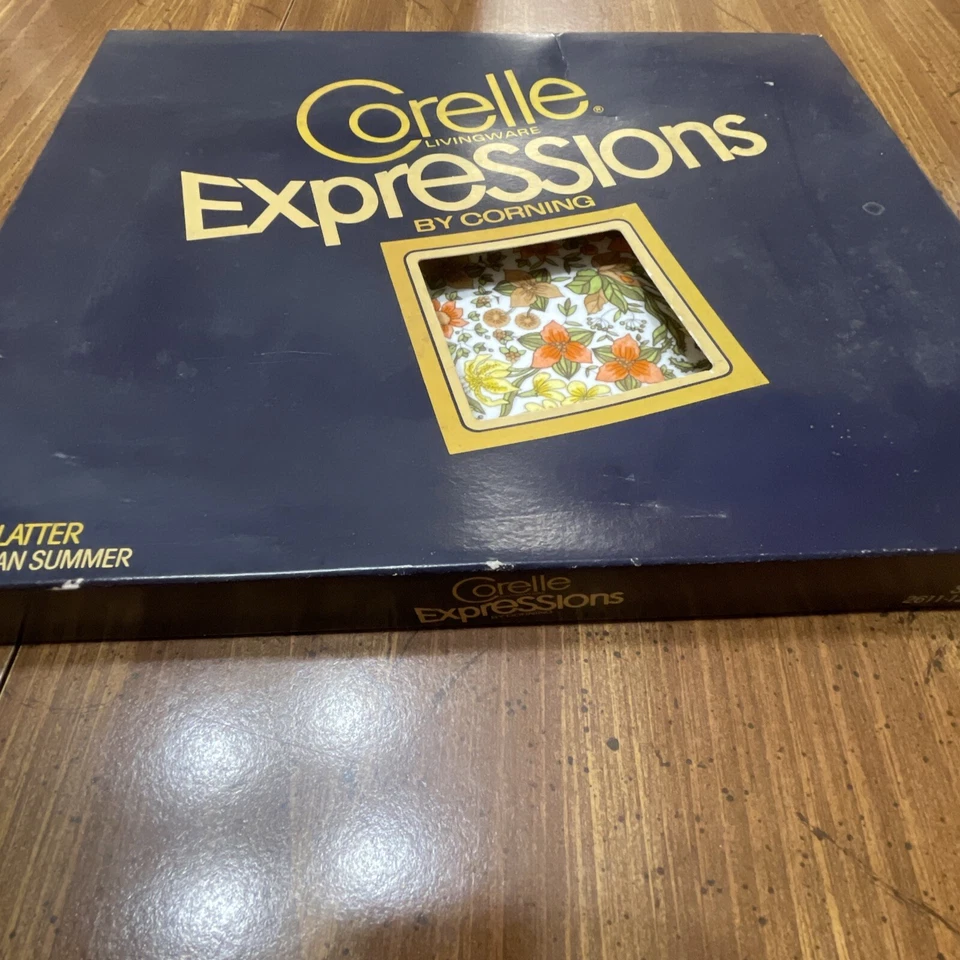 Vintage Corelle Oval Serving Platter Indian Summer Pattern 12x10" CorningWare - Image 4 of 4