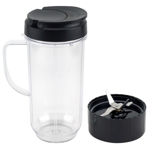22 oz Tall Cup with Flip Top To-Go Lid and Cross Blade Magic Bullet 250W MB1001 - Picture 1 of 8