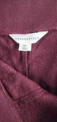 Aeropostale NWT Sweatpants 3X Joggers Drawstring Pockets Big Logo Tapered Hem - Picture 4 of 18